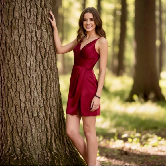 FAVIANA WRAPPED SENSATION COCKTAIL DRESS - Picture 5 of 11